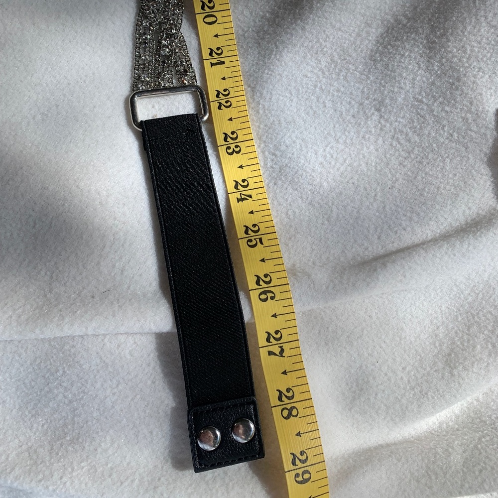 Express Rhinestone Stretch Belt - Picture 7 of 13